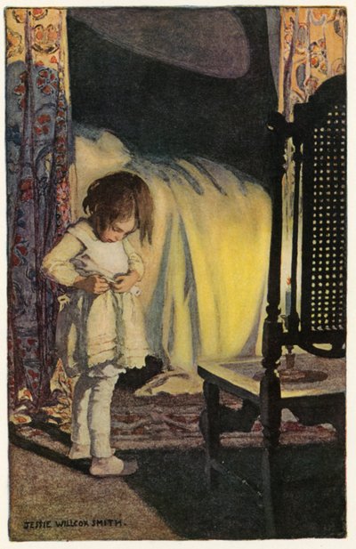 Letní postel (barva lito) od Jessie Willcox Smith