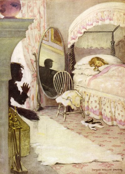 Ilustrace k filmu The Water Babies od Charlese Kingsleyho (barevné lito) od Jessie Willcox Smith