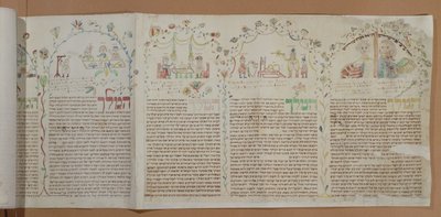 Book of Esther, cca 1793 (inkoust & wc na papíře) od Jewish School