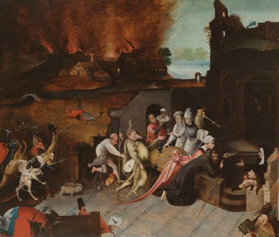 Pokušení svatého Antonína od Jheronimus Bosch (copy after)