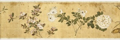 Sto květů, počátek 17. století (malované hedvábí) (detail: viz také 207347-58) od Jiayan Chen