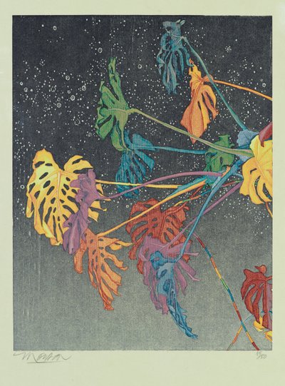 Diptych A, 2011 (dřevořez) od Jim Monson