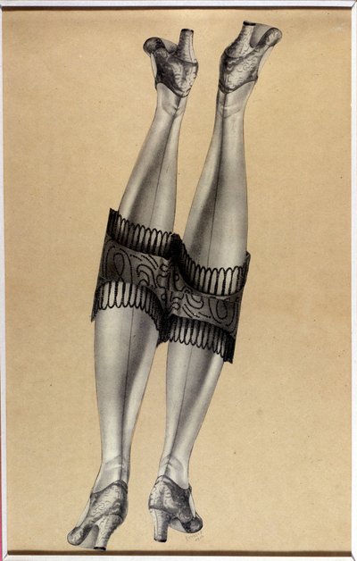 Koláž “”Dvě krásné nohy”” - od Jindřicha Štýrského (1899-1942) (48 z 35) od Jindrich Styrsky