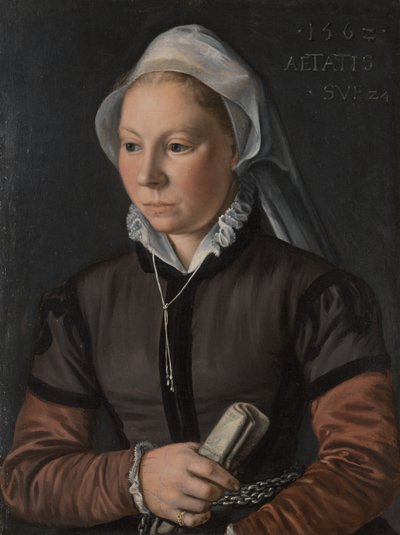Portrét mladé ženy od Joachim Beuckelaer