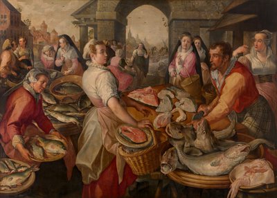 Rybí trh od Joachim Beuckelaer or Bueckelaer