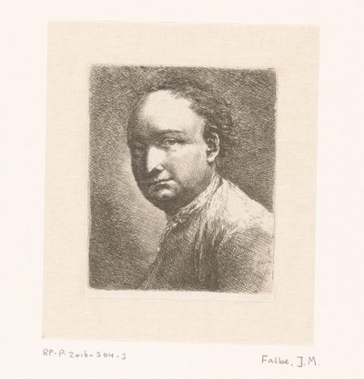 Portrét malíře Johanna Harpera od Joachim Martin Falbe