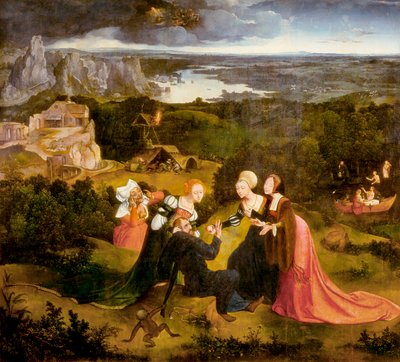 Pokušení svatého Antonína od Joachim Patenier