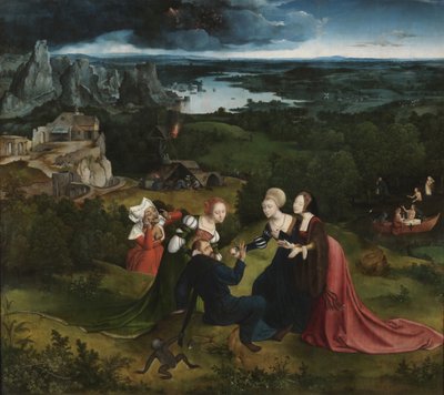 Pokušení svatého Antonína od Joachim Patinir