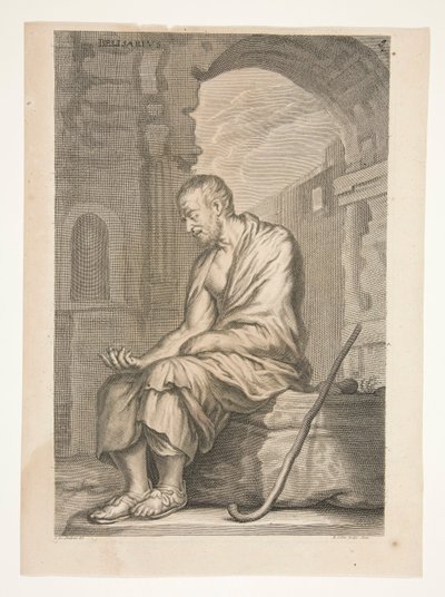Belisarius, z Obdivované starověké sochy od Joachim von Sandrart