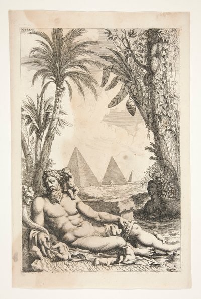 Nil, z Ancient Sculptures Admirata od Joachim von Sandrart