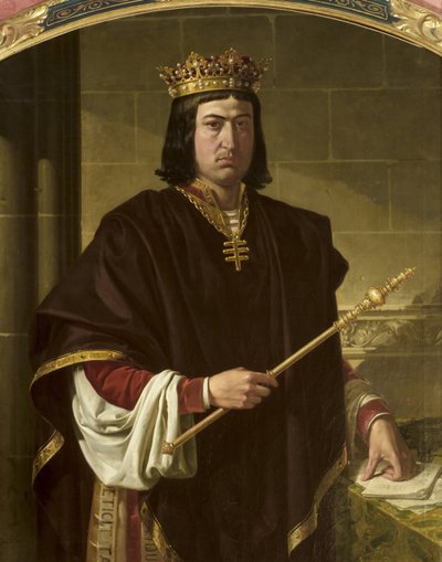 Portrét krále Ferdinanda II Aragonského (1452-1516) od Joachin Dominguez Becquer