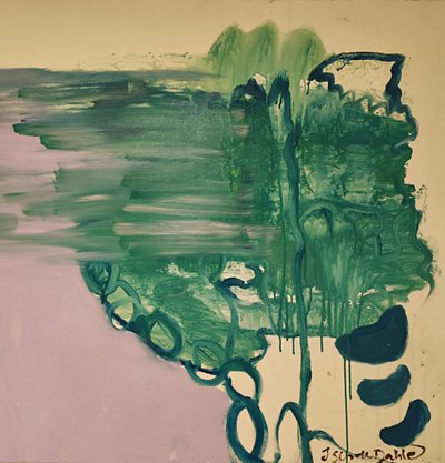 Green Flow – abstrakt od Joackim Schou Dahle