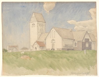 Kostel Ejsing od Joakim Frederik Skovgaard