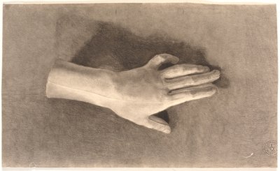 Studie sádrové ruky od Joakim Frederik Skovgaard