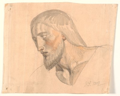 Studie hlavy od Joakim Frederik Skovgaard