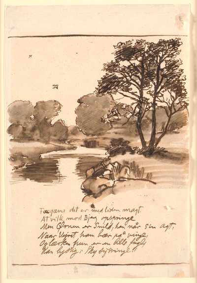 Předloha "Aaen" od Joakim Frederik Skovgaard