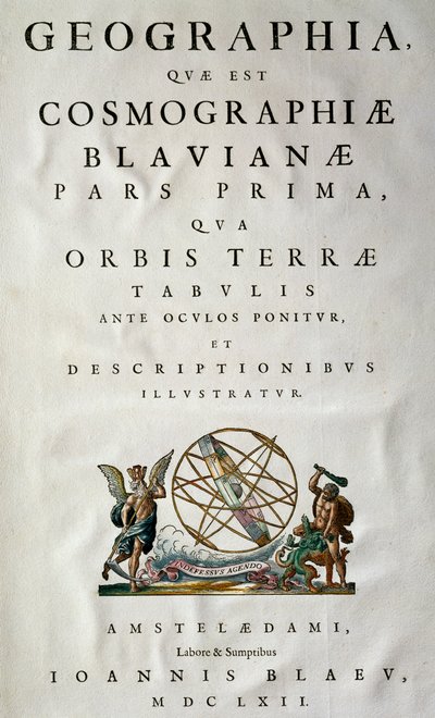 Atlas Maior, sive cosmografphiae Blaviana, atlas od Joan Blaeu (1596-1673) od Joan Blaeu