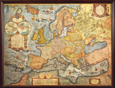 Mapa Evropy 1686 od Joan Blaeu od Joan Blaeu