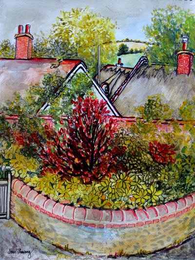Across the Rooftops, od Cynthias Studio, 2010, od Joan Thewsey