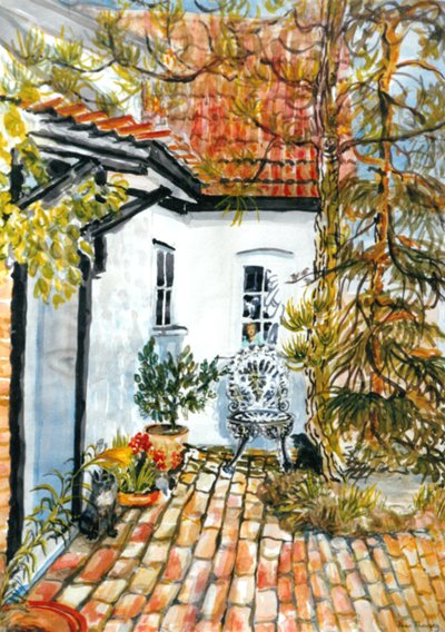 Carolines Cottage - Stará pošta, (kvaš) od Joan Thewsey