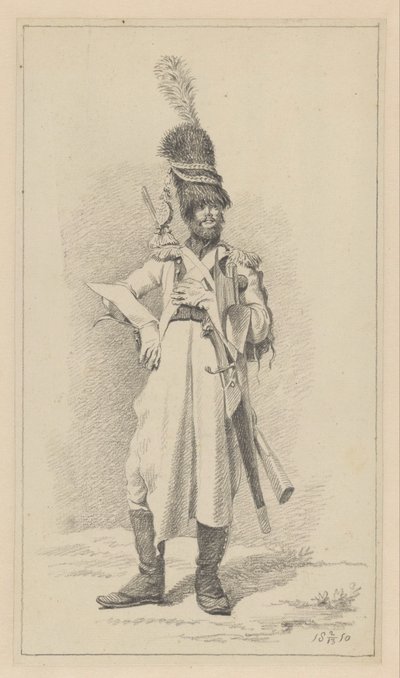 Sappeur v napoleonské armádě od Joannes Pieter Visser Bender
