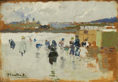 Pláž La Concha, San Sebastian, 1906 od Joaquín Sorolla