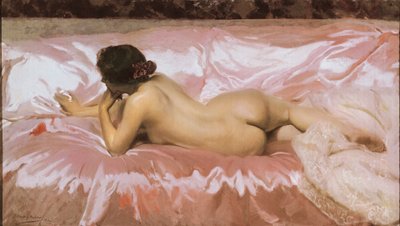 Nahá žena. Obraz od Joaquina SOROLLY (1863-1923) od Joaquín Sorolla
