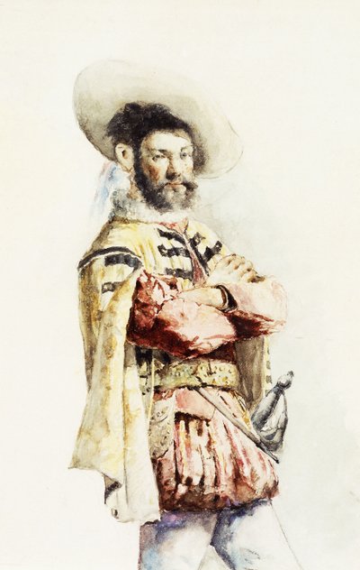 mušketýr, od Joaquín Sorolla