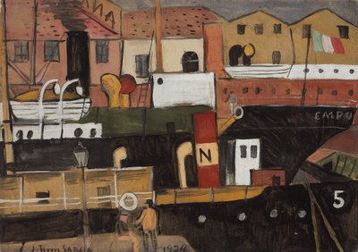 Livorno od Joaquin Torres-Garcia