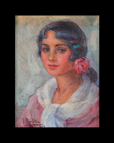 Portrét ženy od Joaquín Sorolla