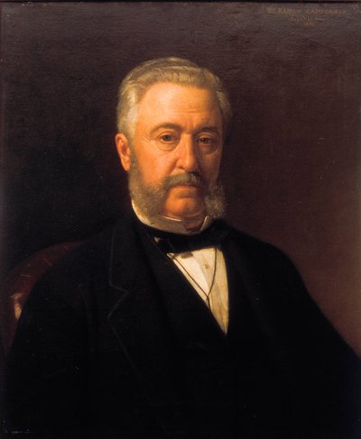 Portrét Ramona Campoamora (1817-1901), romantického básníka. Obraz od Joaquina Espaltera y Rulla (1809-1880). Annees 1870. Madrid Atheneum. od Joaquín Espalter y Rull