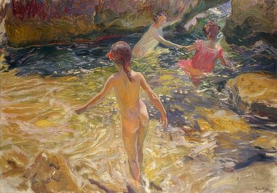 Badende, Jávea. 1905 od Joaquín Sorolla