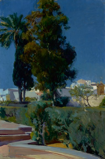 Corner of the Garden, Alcazar, Sevilla, 1910 od Joaquín Sorolla