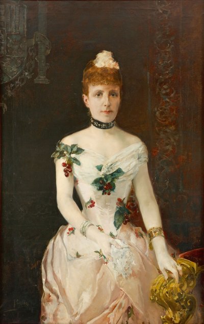 Maria Christina Rakouská 1858-1929, španělská královna, 1888. od Joaquín Sorolla