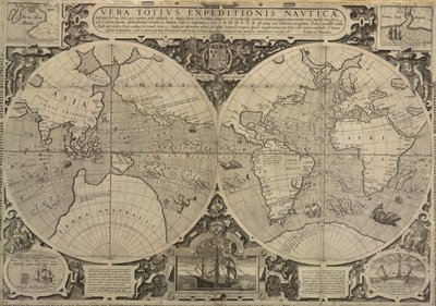 Drakeova světová cesta v letech 1577-80, pravdivý popis celé námořní výpravy od Jodocus Hondius