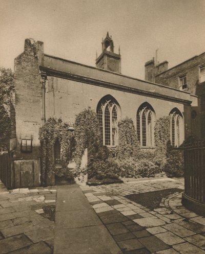 Hall of the Society of Cliffords Inn, Behind St. Dunstans-In-the-West, c1935. od Joel