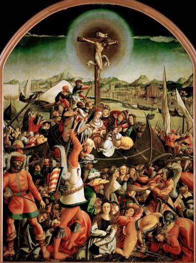 Umučení svaté Uršuly od Joerg the Elder Breu