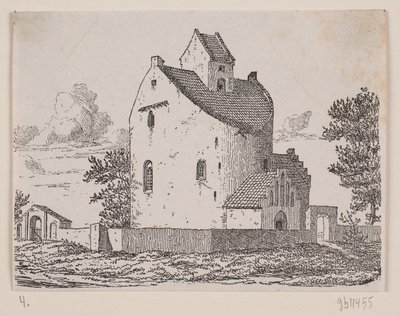 kostel Bjernede od Johan Aagaard