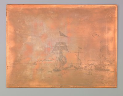 Molo v přístavu Honfleur od Johan Barthold Jongkind (signed by artist)
