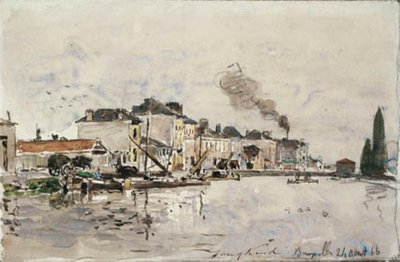 Der Kanal in Brüssel von Johan Barthold Jongkind