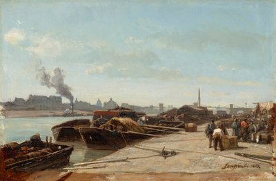 Seine-Ufer von Johan-Barthold Jongkind