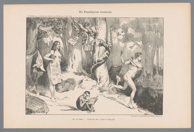 The Peace of Paradise narušen (název na objektu) od Johan Braakensiek