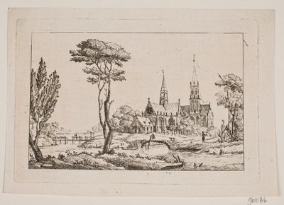 Gotický kostel od Johan Bülow
