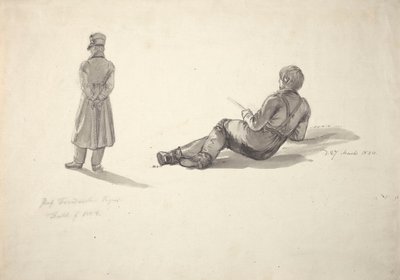 Caspar David Friedrich; rybář od Johan Christian Dahl