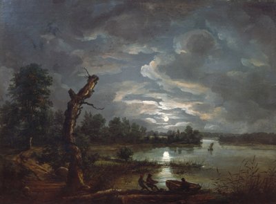 Esrum moře, kolem 1814 od Johan Christian Dahl
