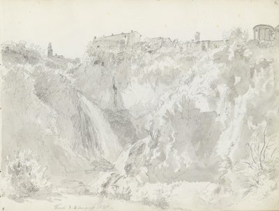 Vodopád, Tivoli od Johan Christian Dahl