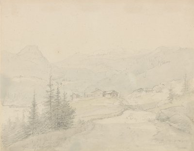 Z Øylo ve Valdresu od Johan Christian Dahl