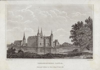 palác Frederiksborg od Johan Christian Dahl