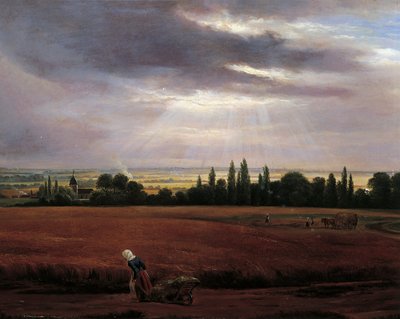 Krajina u Drážďan od Johan Christian Dahl