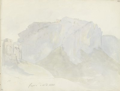 Monte Solaro viděný z Capri od Johan Christian Dahl